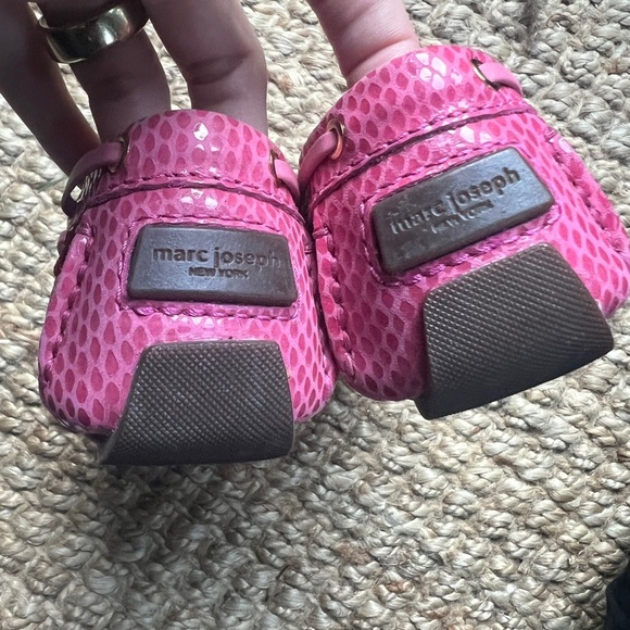 Marc Joseph Cypress Hill Leather pink loafers women’s 6 1/2 size 6.5 shoes - Picture 5 of 6